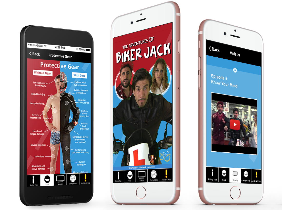 ‘The Adventures of Biker Jack’ iPhone and Android App image