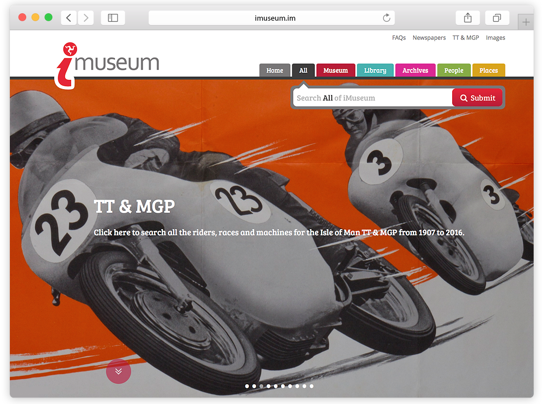 iMuseum Website Design and Programming image