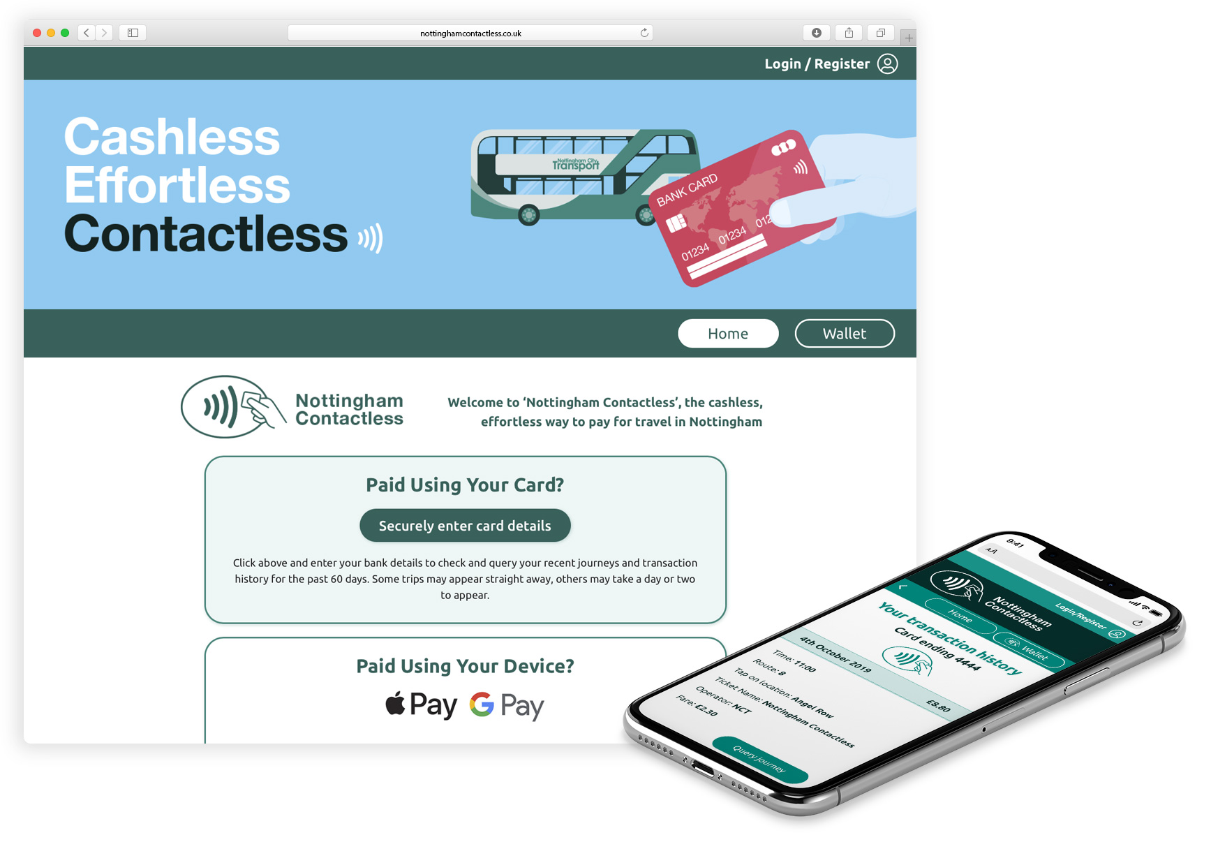 Nottingham Contactless Website