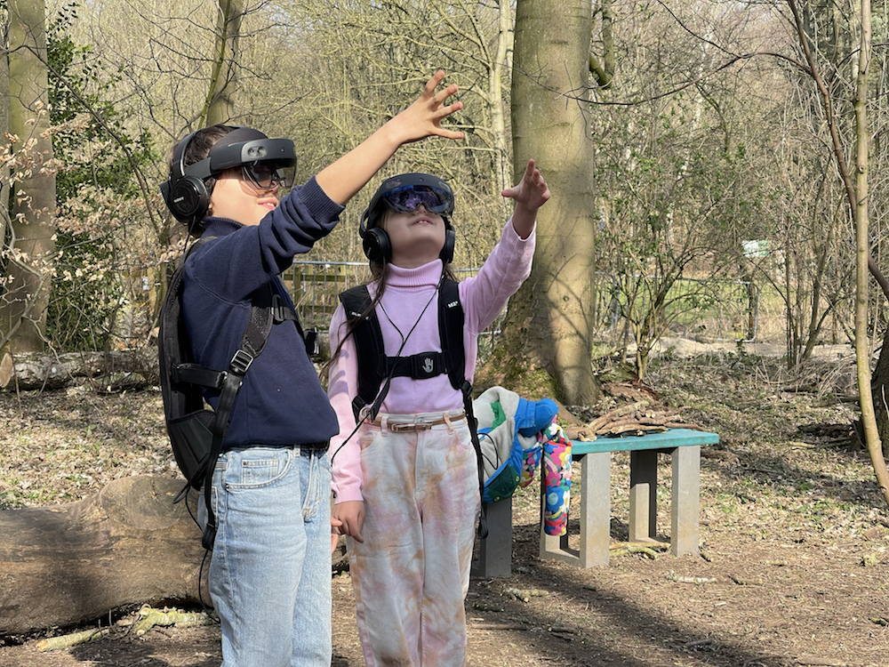 AR headsets for 5G Connected Forest