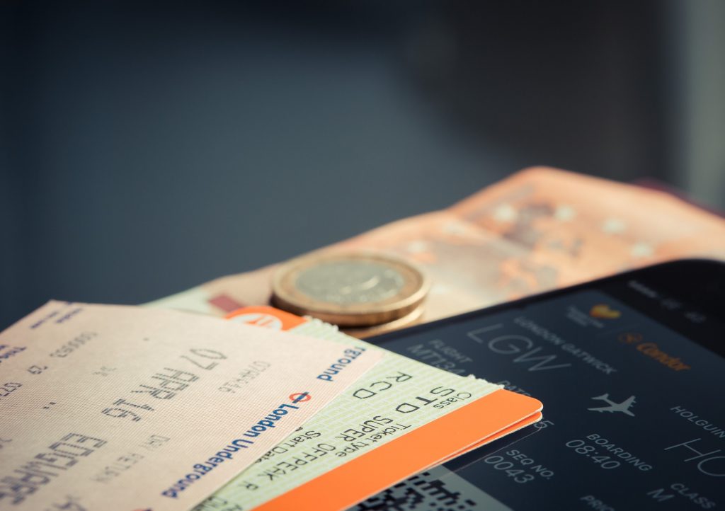Contactless mobile ticketing for train travel