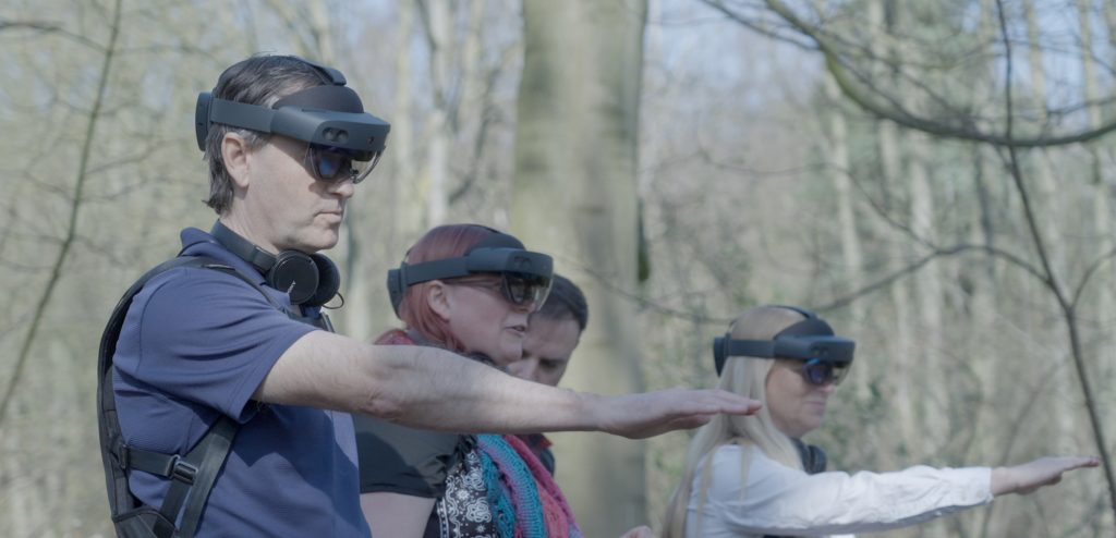 Augmented Reality headsets at Sherwood Forest