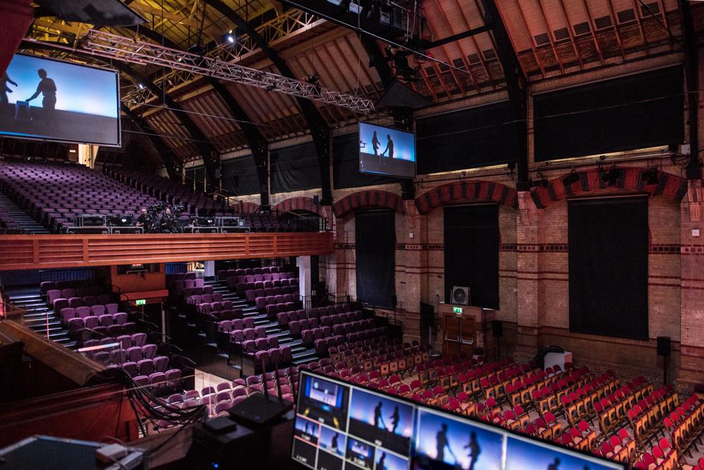 Cambridge Corn Exchange auditorium